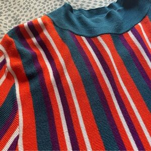 Colorful Striped Mock Turtle